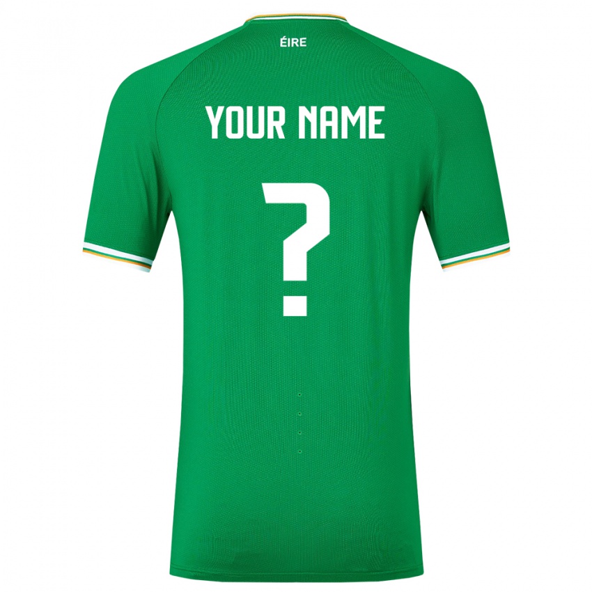 Criança Camisola Irlanda Seu Nome #0 Verde Principal 24-26 Camisa