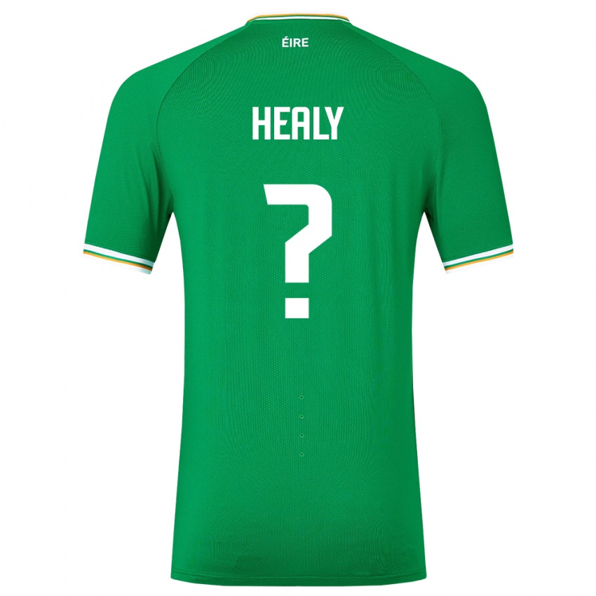 Criança Camisola Irlanda Matthew Healy #0 Verde Principal 24-26 Camisa