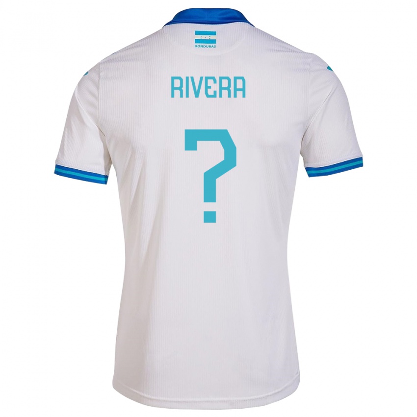 Homem Camisola Honduras Carmen Rivera #0 Branco Principal 24-26 Camisa