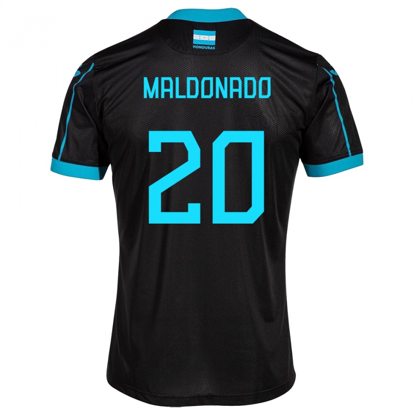 Homem Camisola Honduras Alessandro Maldonado #20 Preto Alternativa 24-26 Camisa