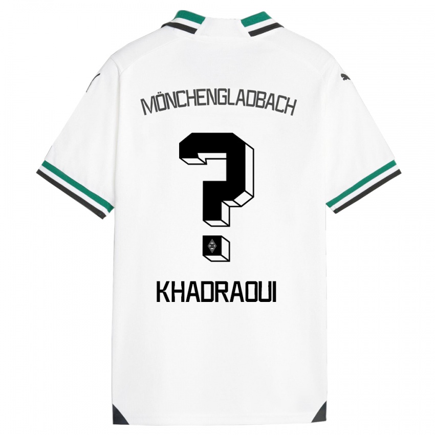 Criança Camisola Elias Khadraoui #0 Branco Verde Principal 2023/24 Camisa