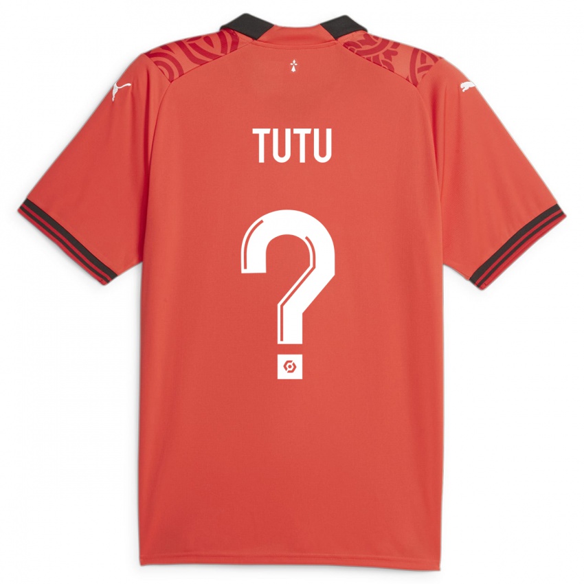 Criança Camisola Gabriel Tutu #0 Vermelho Principal 2023/24 Camisa