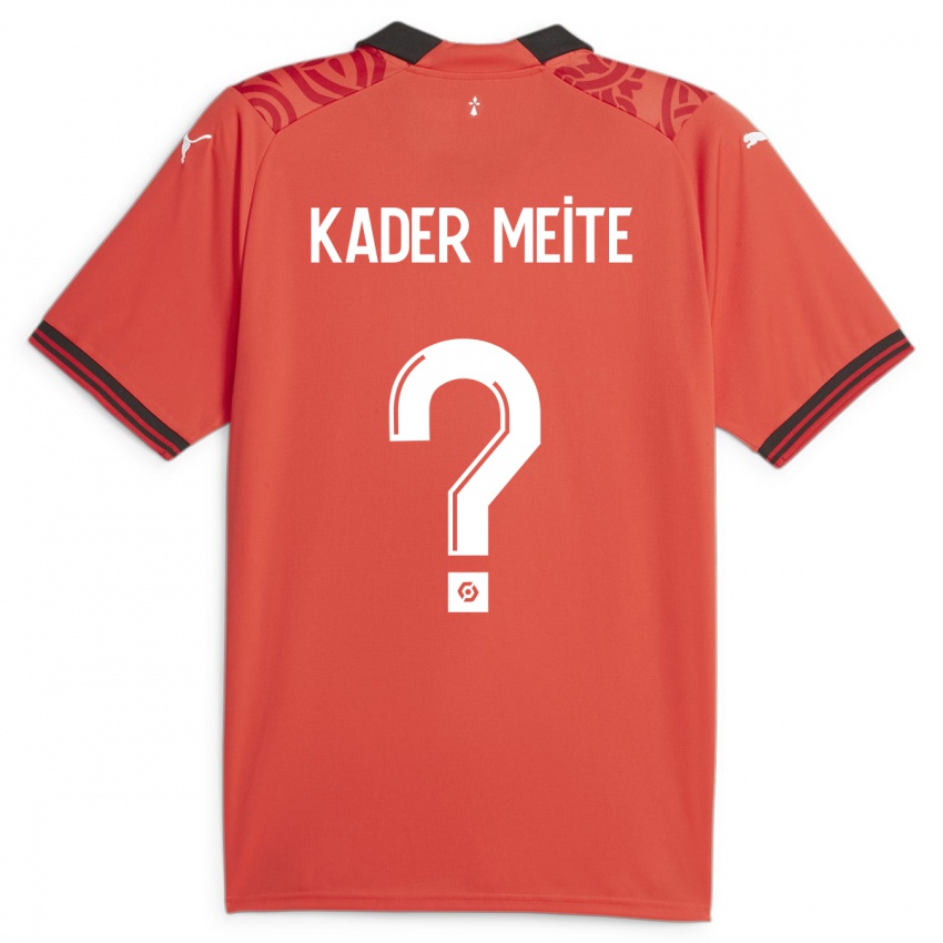 Criança Camisola Mohamed Kader Meïté #0 Vermelho Principal 2023/24 Camisa