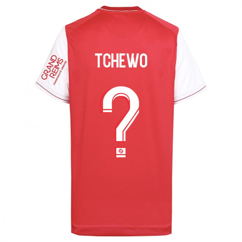 Criança Camisola Ryan Tchapda Tchewo #0 Vermelho Principal 2023/24 Camisa