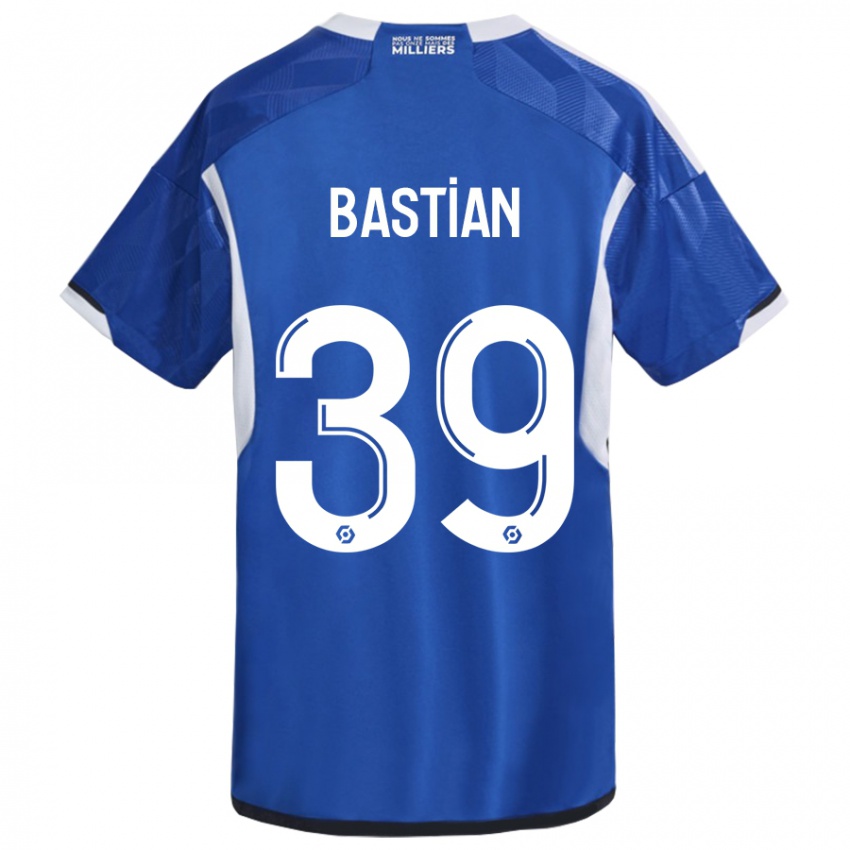 Criança Camisola Maxime Bastian #39 Azul Principal 2023/24 Camisa
