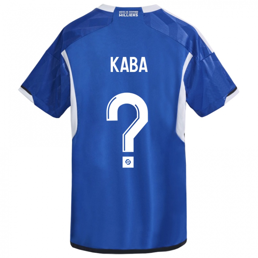 Criança Camisola Kanfory Kaba #0 Azul Principal 2023/24 Camisa