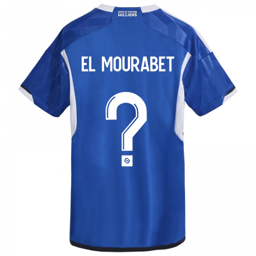 Criança Camisola Samir El Mourabet #0 Azul Principal 2023/24 Camisa