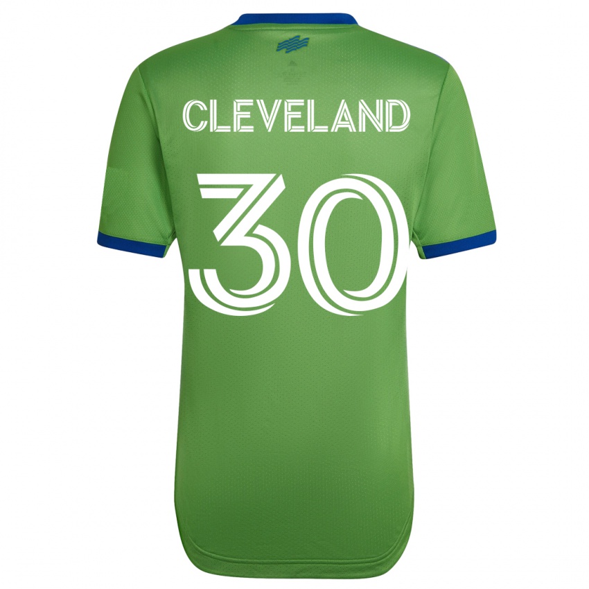 Criança Camisola Stefan Cleveland #30 Verde Principal 2023/24 Camisa