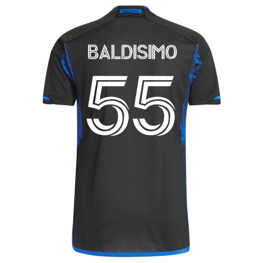 Criança Camisola Michael Baldisimo #55 Azul Preto Principal 2023/24 Camisa
