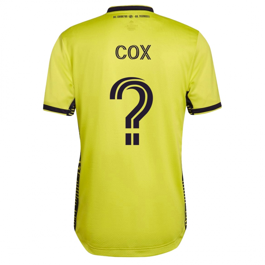 Criança Camisola Justin Cox #0 Amarelo Principal 2023/24 Camisa