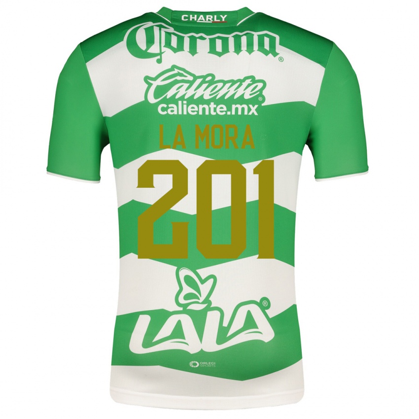 Criança Camisola Luis De La Mora #201 Verde Principal 2023/24 Camisa