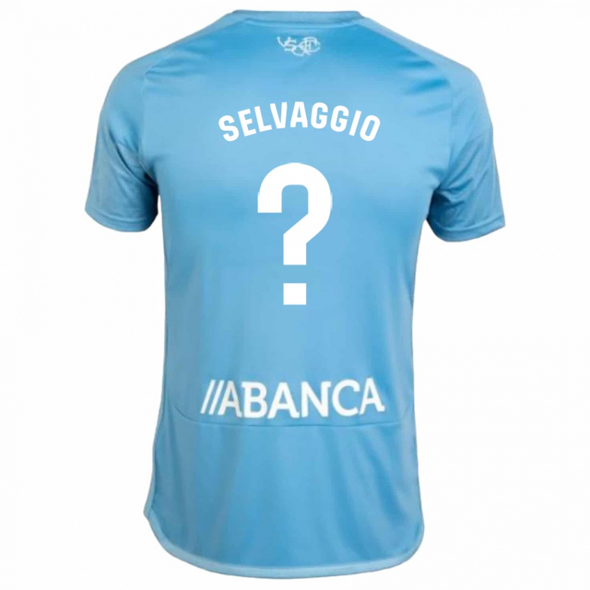Criança Camisola Nico Selvaggio #0 Azul Principal 2023/24 Camisa