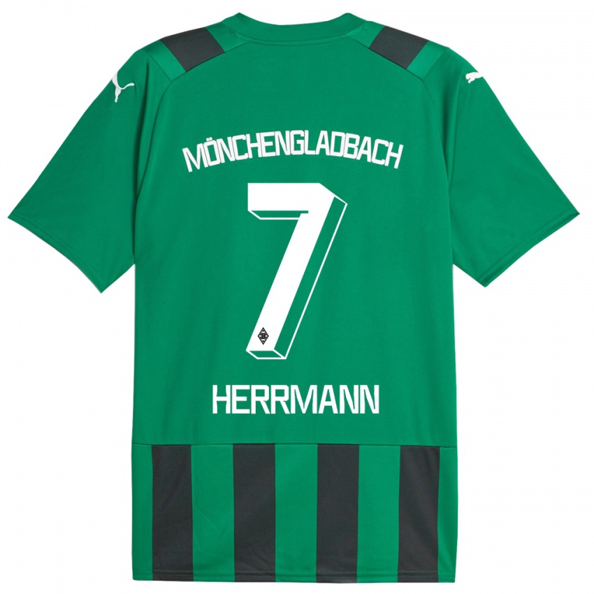 Criança Camisola Patrick Herrmann #7 Preto Verde Alternativa 2023/24 Camisa