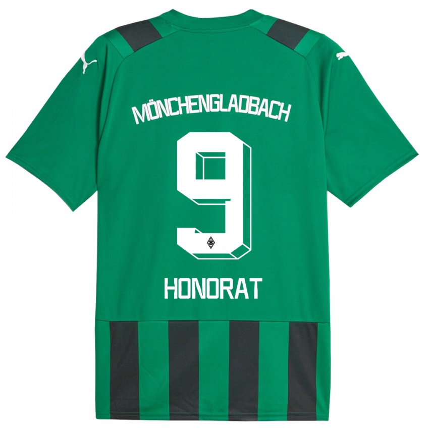 Criança Camisola Franck Honorat #9 Preto Verde Alternativa 2023/24 Camisa