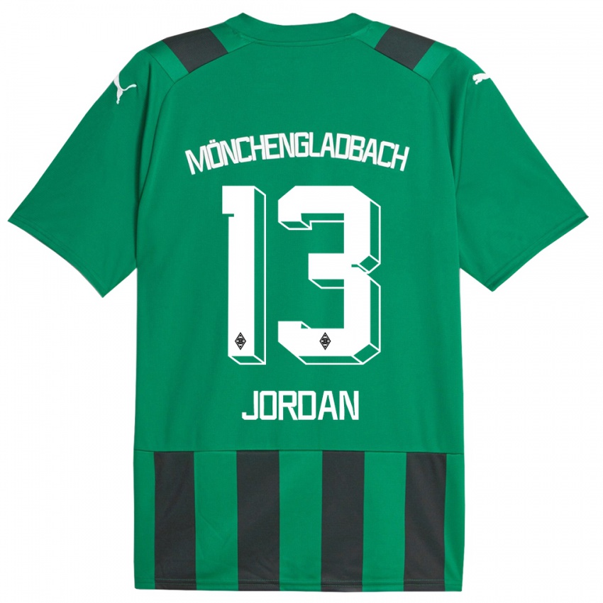 Criança Camisola Jordan #13 Preto Verde Alternativa 2023/24 Camisa
