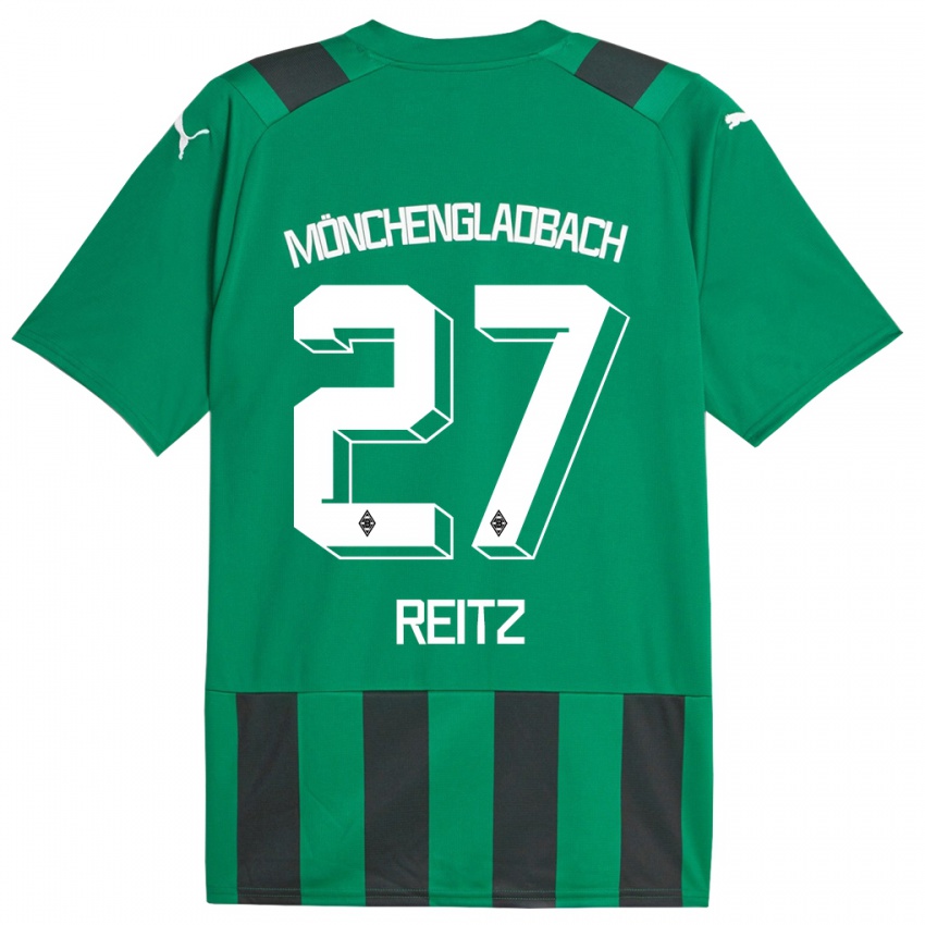 Criança Camisola Rocco Reitz #27 Preto Verde Alternativa 2023/24 Camisa