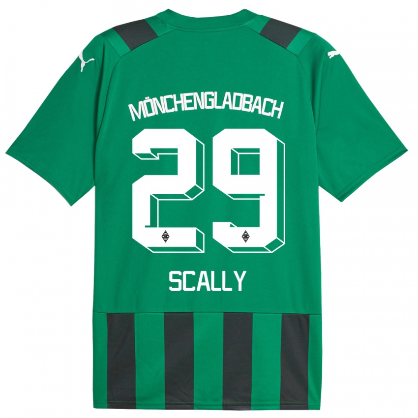 Criança Camisola Joe Scally #29 Preto Verde Alternativa 2023/24 Camisa