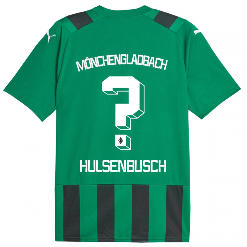 Criança Camisola Daniel Hülsenbusch #0 Preto Verde Alternativa 2023/24 Camisa