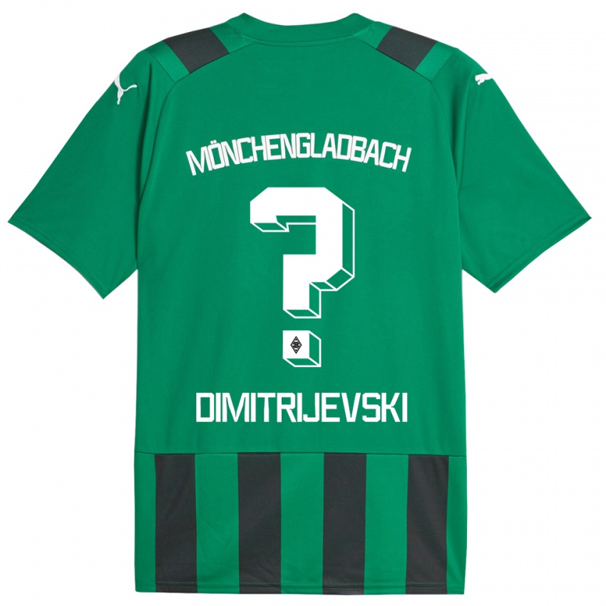 Criança Camisola Maximilian Dimitrijevski #0 Preto Verde Alternativa 2023/24 Camisa