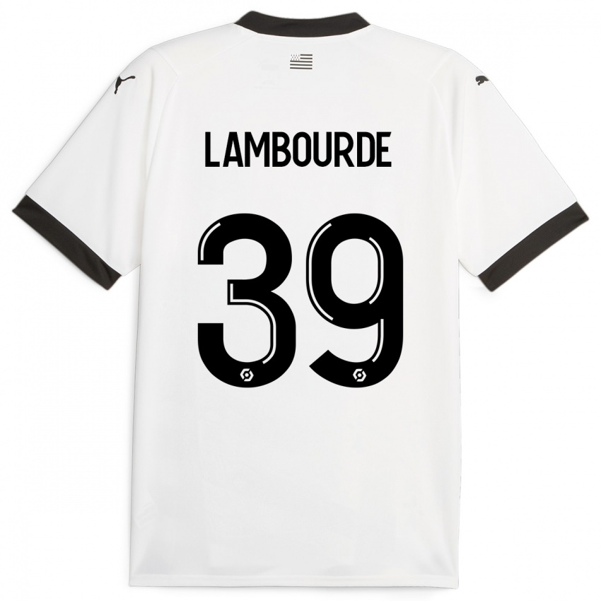 Criança Camisola Mathis Lambourde #39 Branco Alternativa 2023/24 Camisa