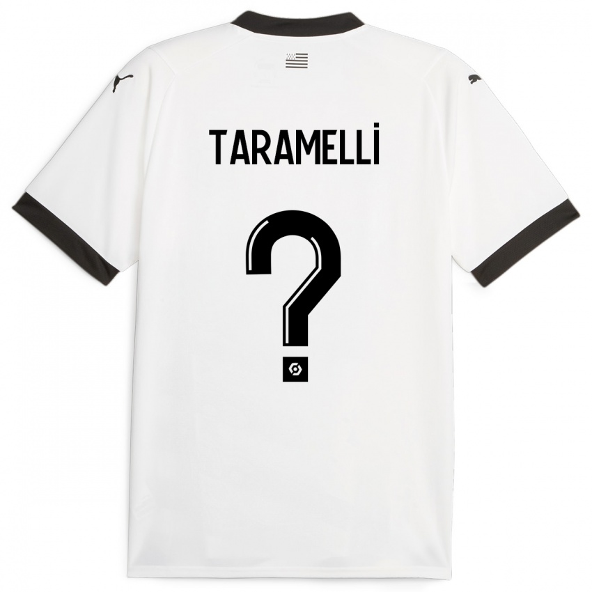 Criança Camisola Valentin Taramelli #0 Branco Alternativa 2023/24 Camisa