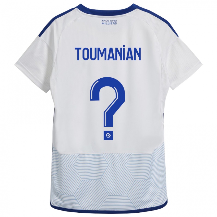 Criança Camisola Anthony Toumanian #0 Branco Alternativa 2023/24 Camisa