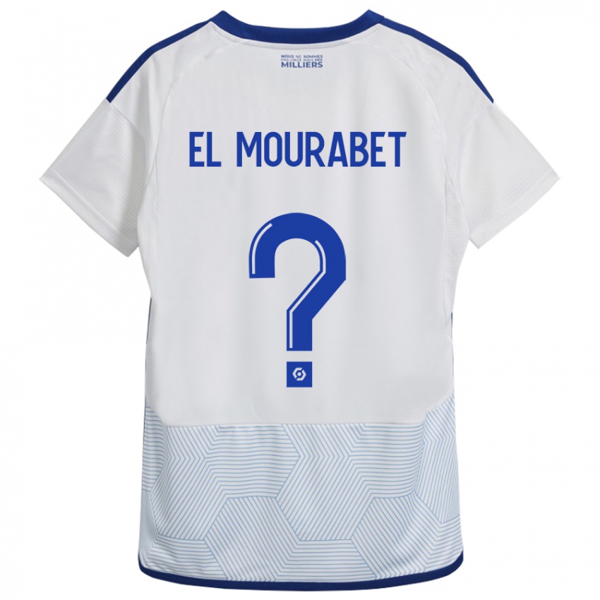 Criança Camisola Samir El Mourabet #0 Branco Alternativa 2023/24 Camisa