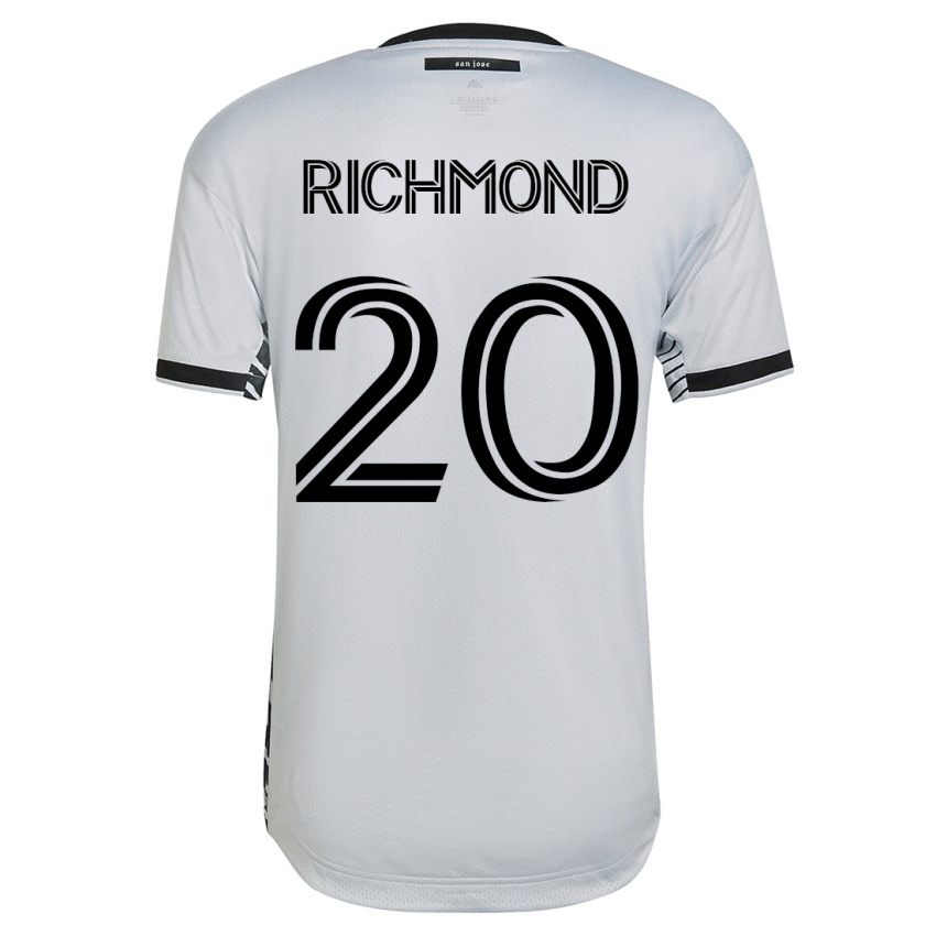 Criança Camisola Will Richmond #20 Branco Alternativa 2023/24 Camisa
