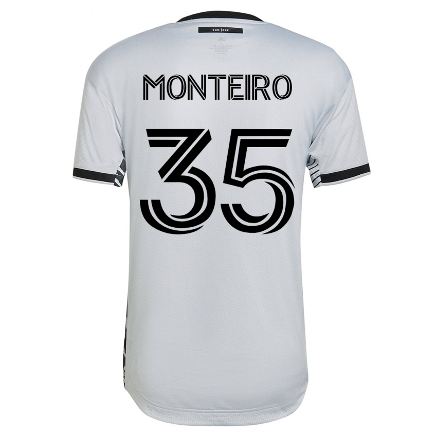 Criança Camisola Jamiro Monteiro #35 Branco Alternativa 2023/24 Camisa