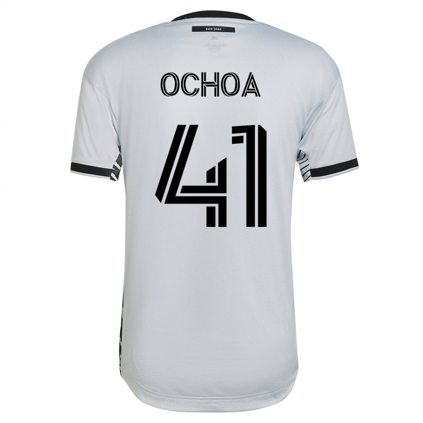 Criança Camisola Emmanuel Ochoa #41 Branco Alternativa 2023/24 Camisa