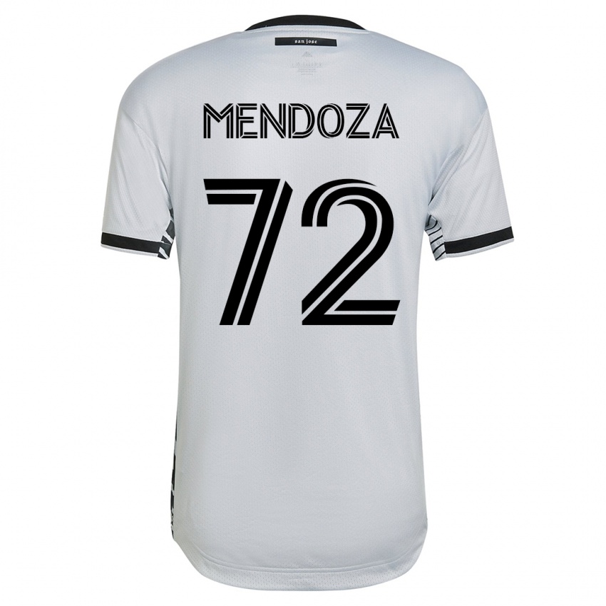 Criança Camisola Edwyn Mendoza #72 Branco Alternativa 2023/24 Camisa