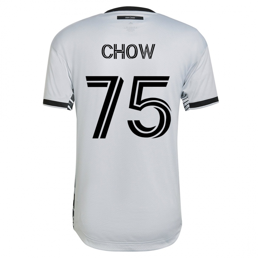 Criança Camisola Alex Chow #75 Branco Alternativa 2023/24 Camisa