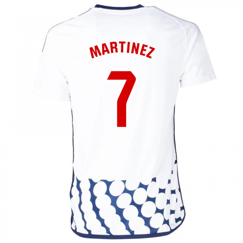 Criança Camisola Gabri Martínez #7 Branco Alternativa 2023/24 Camisa