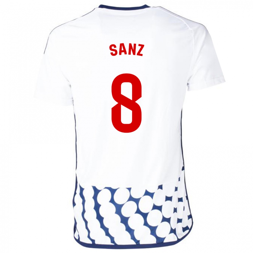 Criança Camisola Álvaro Sanz #8 Branco Alternativa 2023/24 Camisa