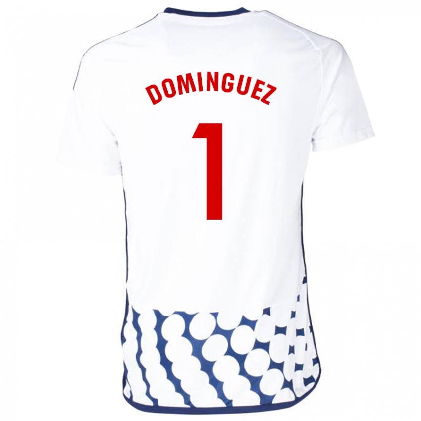 Criança Camisola Iago Domínguez #1 Branco Alternativa 2023/24 Camisa
