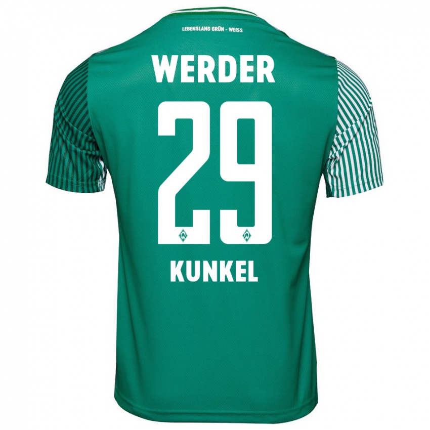 Homem Camisola Melina Kunkel #29 Verde Principal 2023/24 Camisa