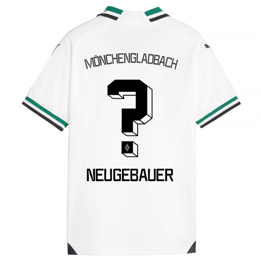 Homem Camisola Simon Neugebauer #0 Branco Verde Principal 2023/24 Camisa