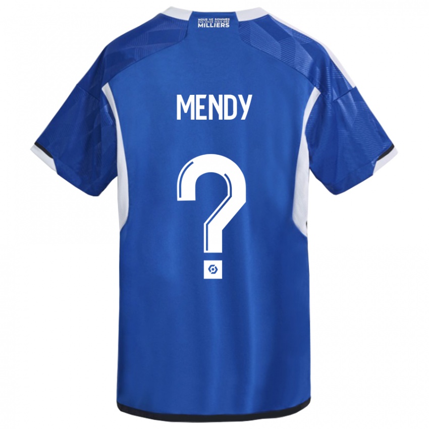Homem Camisola François Mendy #0 Azul Principal 2023/24 Camisa