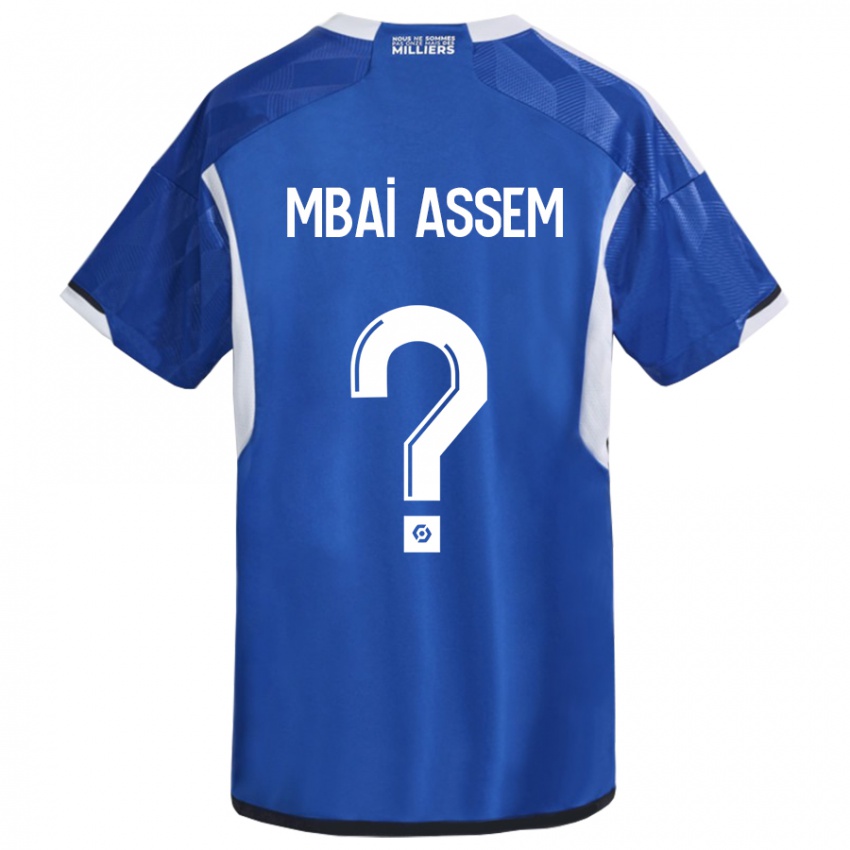 Homem Camisola Chris Mbaï-Assem #0 Azul Principal 2023/24 Camisa