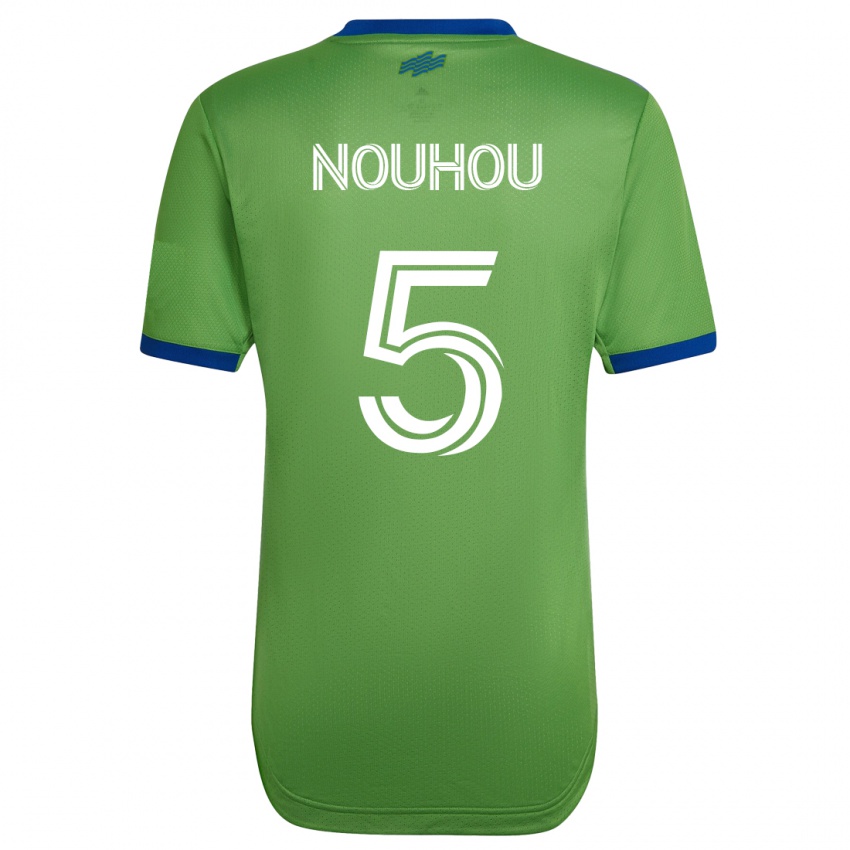 Homem Camisola Nouhou #5 Verde Principal 2023/24 Camisa