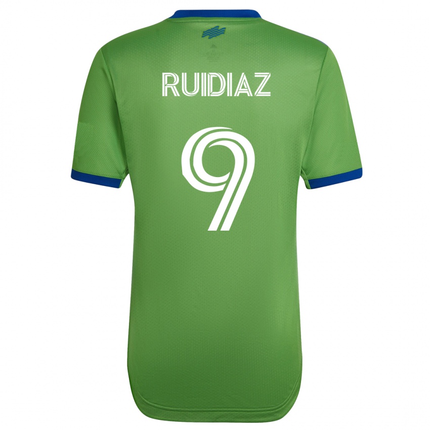 Homem Camisola Raúl Ruidíaz #9 Verde Principal 2023/24 Camisa