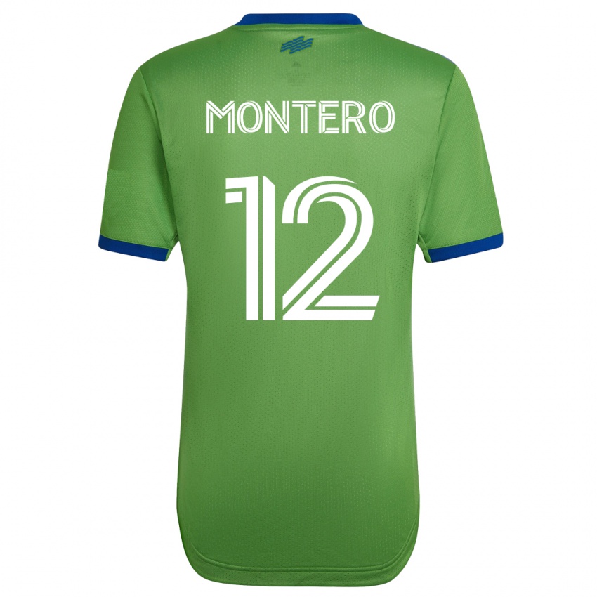 Homem Camisola Fredy Montero #12 Verde Principal 2023/24 Camisa