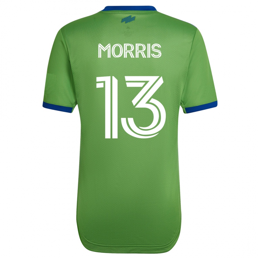 Homem Camisola Jordan Morris #13 Verde Principal 2023/24 Camisa