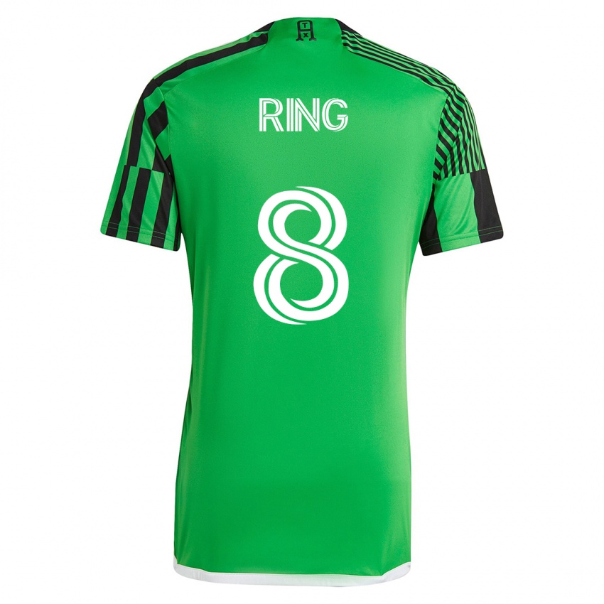 Homem Camisola Alexander Ring #8 Verde Preto Principal 2023/24 Camisa