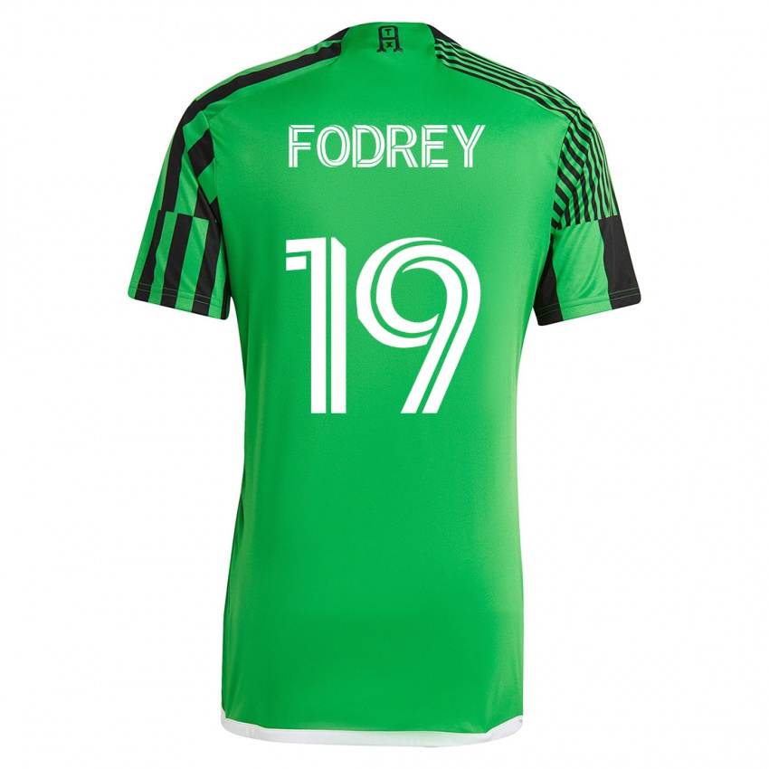 Homem Camisola Cj Fodrey #19 Verde Preto Principal 2023/24 Camisa