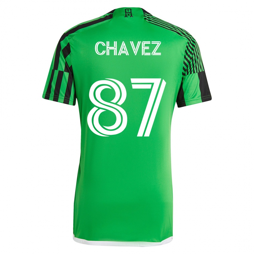 Homem Camisola Alfonso Ocampo-Chávez #87 Verde Preto Principal 2023/24 Camisa