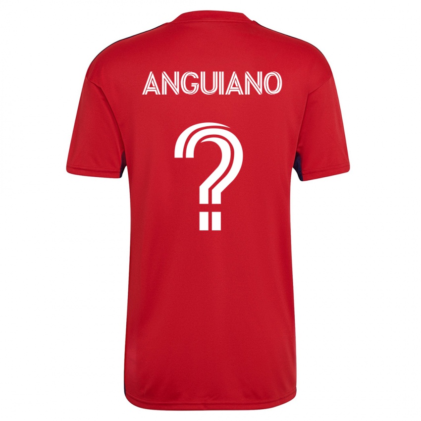 Homem Camisola Adrian Anguiano #0 Vermelho Principal 2023/24 Camisa