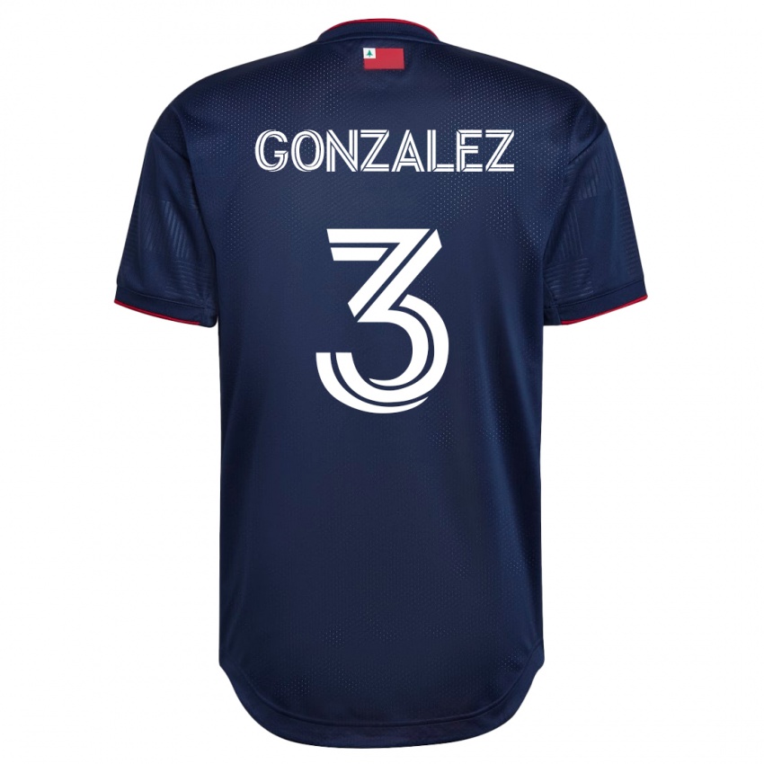 Homem Camisola Omar González #3 Marinha Principal 2023/24 Camisa