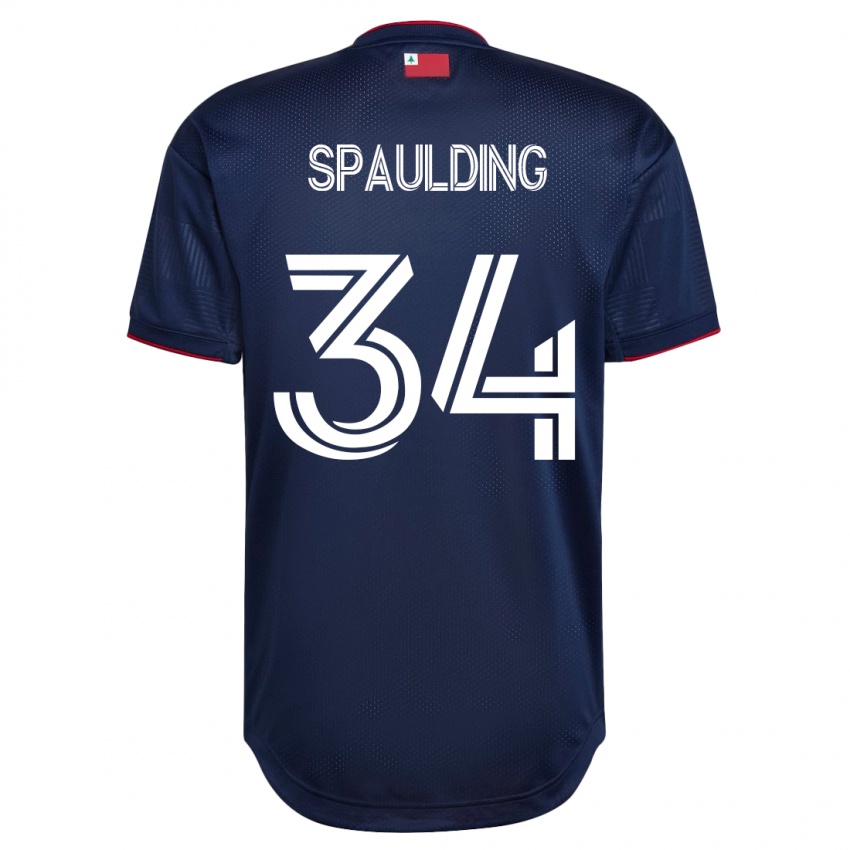 Homem Camisola Ryan Spaulding #34 Marinha Principal 2023/24 Camisa