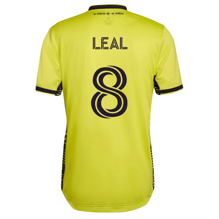 Homem Camisola Randall Leal #8 Amarelo Principal 2023/24 Camisa